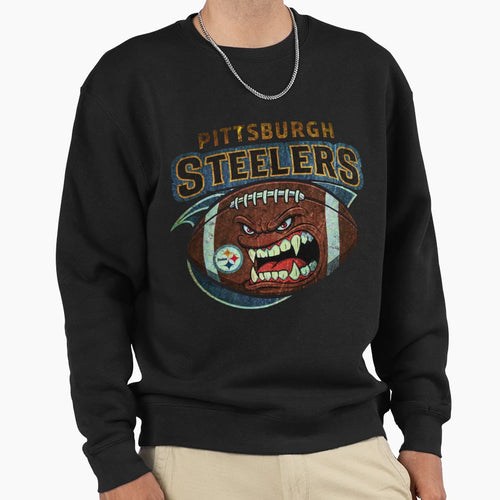 Black And Yellow Pittsburgh Sweatshirt - Casual Everyday Wear for Adults - T-Shirt, Sweatshirt, Hoodie