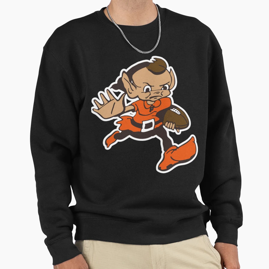 Old School Brownie Elf Sweatshirt - Minimalist Print for Adults - T-Shirt, Sweatshirt, Hoodie