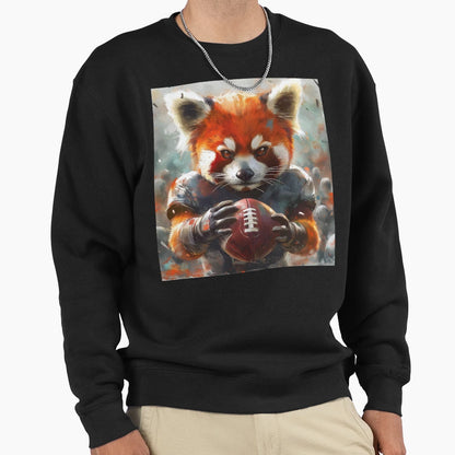 Angry Red Panda As American Sweatshirt - Fun Novelty Design Men Women - T-Shirt, Sweatshirt, Hoodie