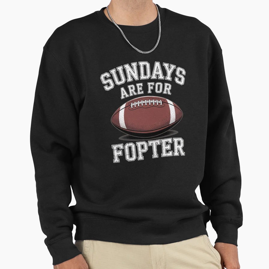 Game Day Fun Trendy Sundays Are Sweatshirt - Custom Art Print Unisex - T-Shirt, Sweatshirt, Hoodie