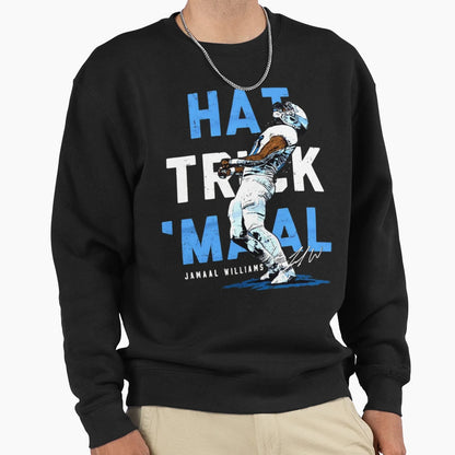 Jamaal Williams Hat Trick Maal Sweatshirt - Streetwear Style for Adults - T-Shirt, Sweatshirt, Hoodie