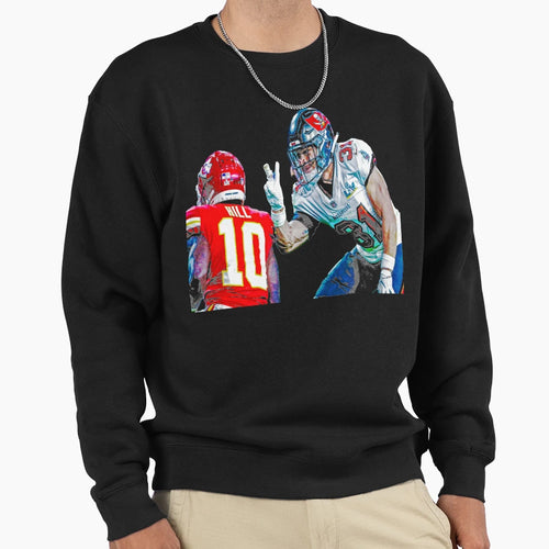 Antoine Winfield Jr Peace Out Art Sweatshirt - Graphic Print Unisex - T-Shirt, Sweatshirt, Hoodie