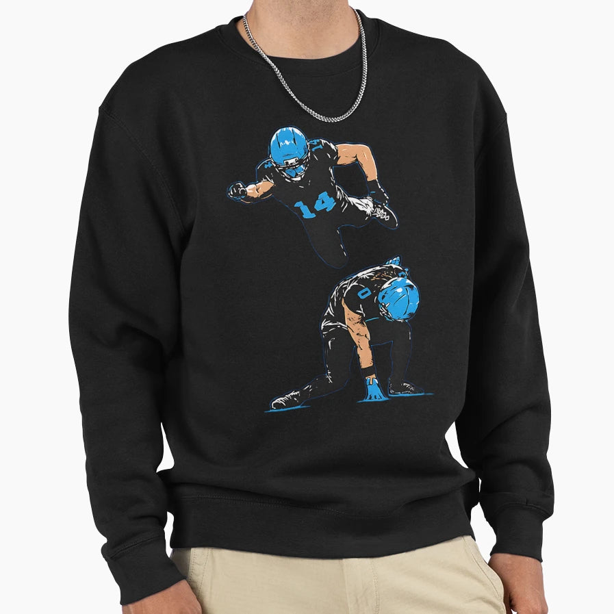 JG And Amon Ra St Brown Detroit Sweatshirt - Trendy Graphic Men Women - T-Shirt, Sweatshirt, Hoodie