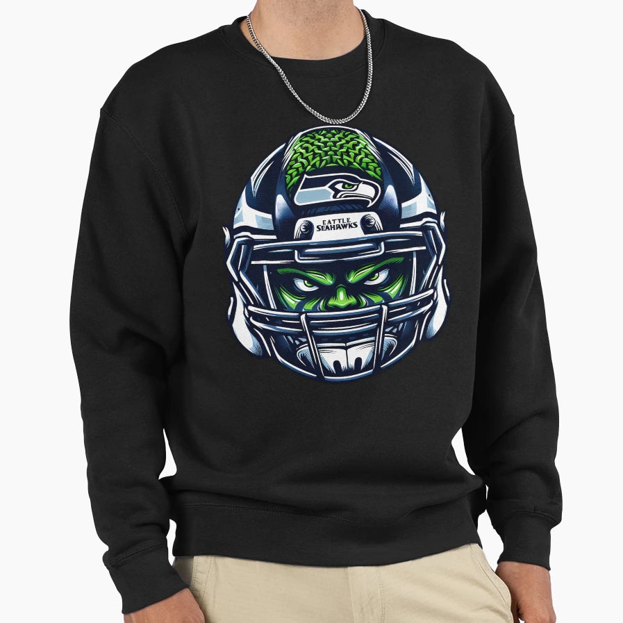 Seattle Seahawks Sweatshirt - Minimalist Print for Adults - T-Shirt, Sweatshirt, Hoodie