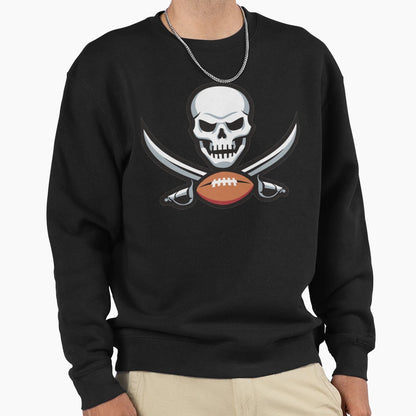 Football Skull Sweatshirt - Trendy Graphic Unisex - T-Shirt, Sweatshirt, Hoodie