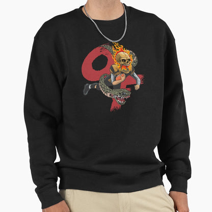 Skull Football Sweatshirt - Custom Art Print Unisex - T-Shirt, Sweatshirt, Hoodie