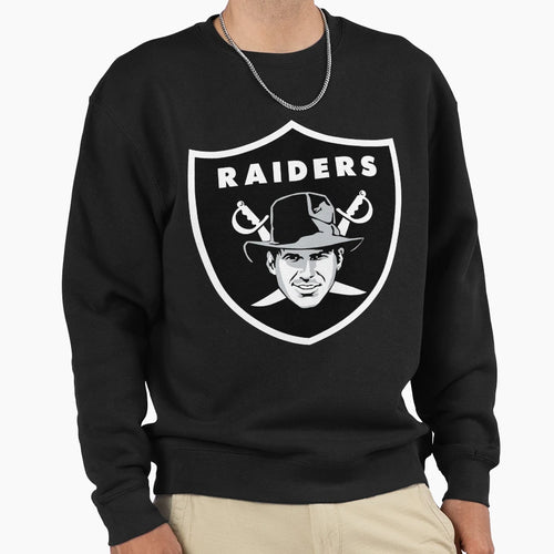 Raiders Black Symbol Sweatshirt - Streetwear Style Unisex - T-Shirt, Sweatshirt, Hoodie