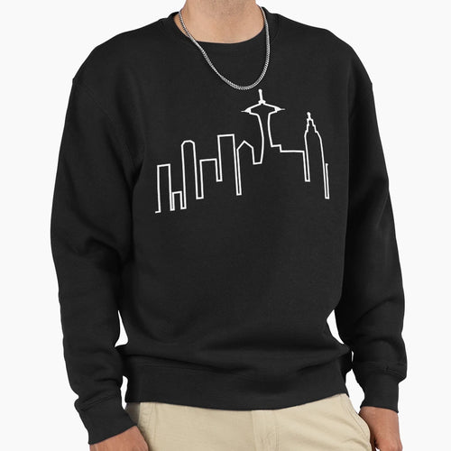 Seattle Skyline Frasier Sweatshirt - Casual Everyday Wear Men Women - T-Shirt, Sweatshirt, Hoodie