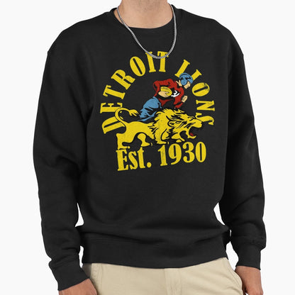 Detroit Lions Sweatshirt - Novelty Apparel Unisex - T-Shirt, Sweatshirt, Hoodie