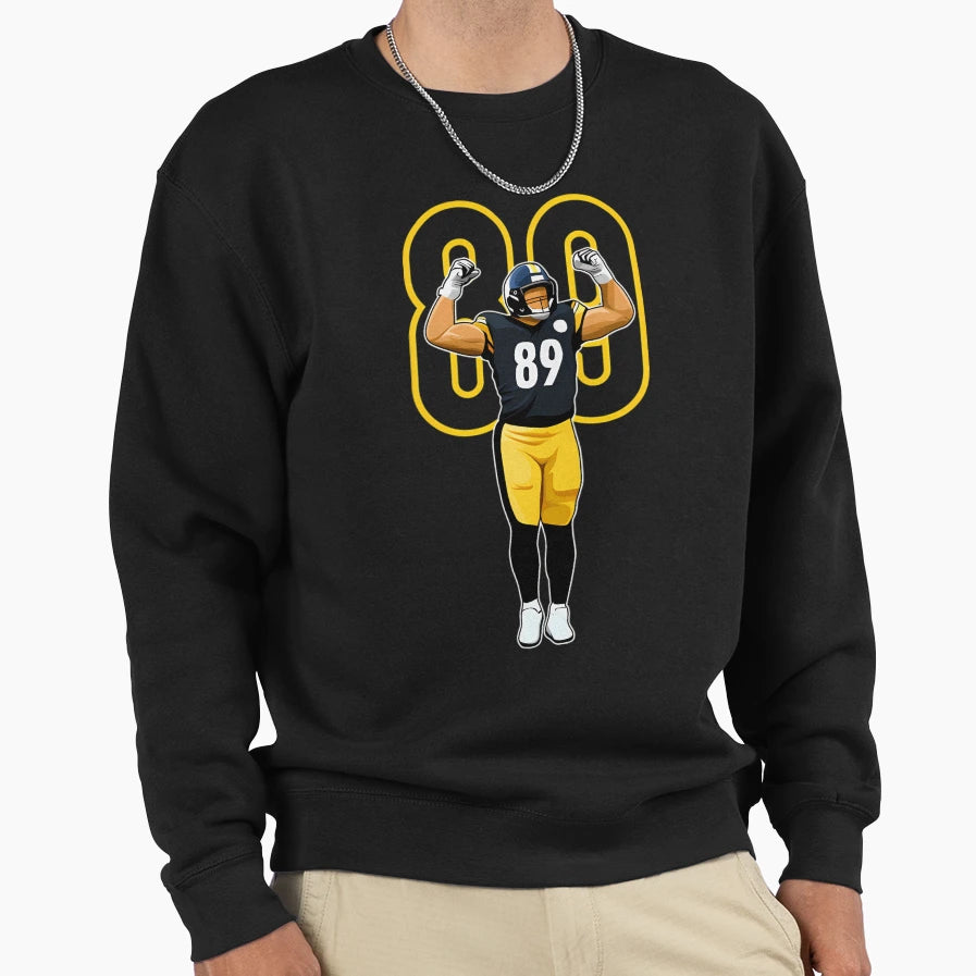 Vance Mcdonald Pittsburgh 89 Sweatshirt - Aesthetic Graphic Men Women - T-Shirt, Sweatshirt, Hoodie