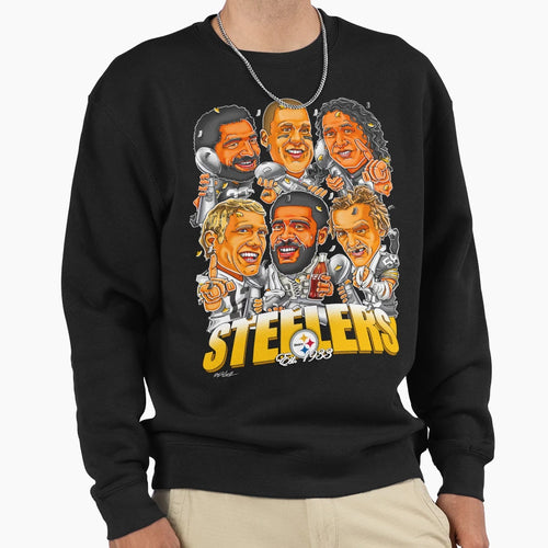 Pittsburgh Steelers Greatest Players Sweatshirt - Unique Graphic for Adults - T-Shirt, Sweatshirt, Hoodie
