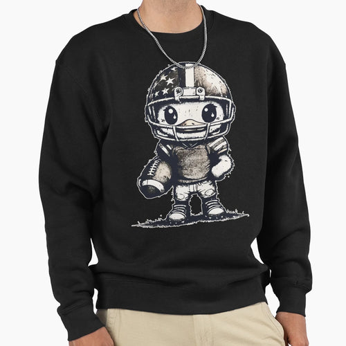 Funny Duck American Football Sweatshirt - Casual Everyday Wear Unisex - T-Shirt, Sweatshirt, Hoodie