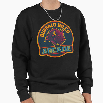 Buffalo Bills Arcade Sweatshirt - Casual Everyday Wear Unisex - T-Shirt, Sweatshirt, Hoodie