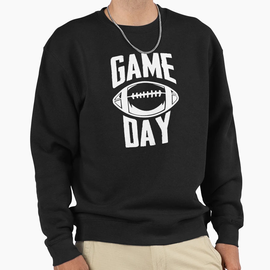 Football Game Day Touchdown Rugby Sweatshirt - Custom Art Print Men Women - T-Shirt, Sweatshirt, Hoodie