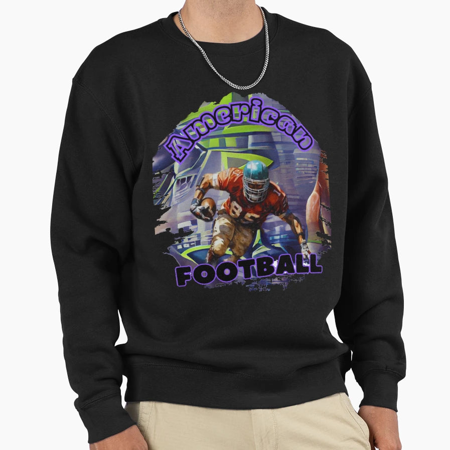 American Football Sweatshirt - Minimalist Print for Adults - T-Shirt, Sweatshirt, Hoodie