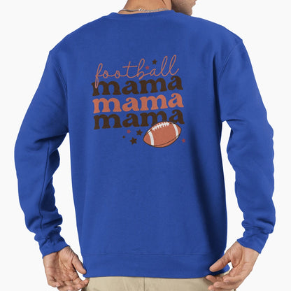 Football Mama Sweatshirt - Graphic Print for Adults - T-Shirt, Sweatshirt, Hoodie