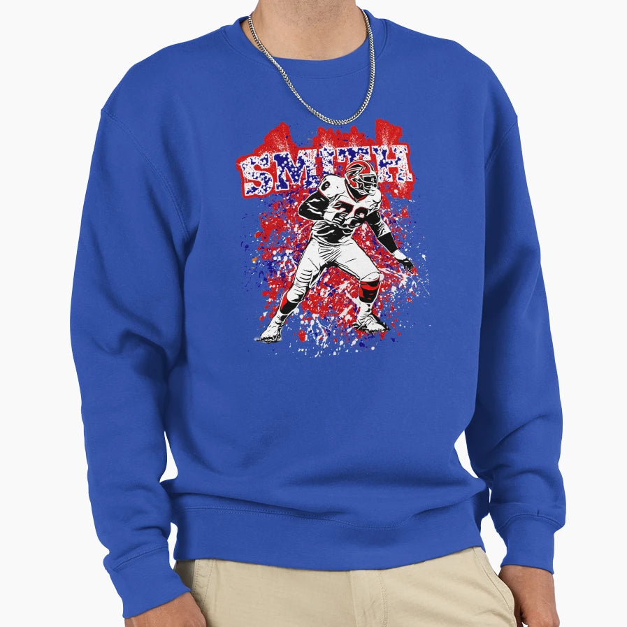 Bruce Smith Sweatshirt - Casual Everyday Wear for Adults - T-Shirt, Sweatshirt, Hoodie