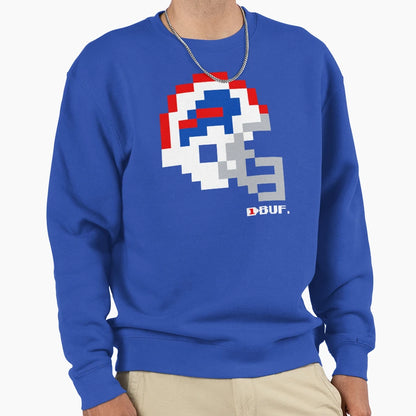 Buf White Helmet Tecmo Bowl T-Shirt - Casual Everyday Wear for Adults - T-Shirt, Sweatshirt, Hoodie