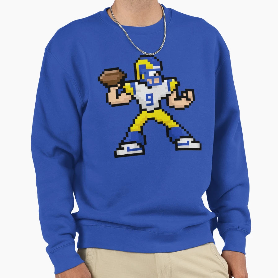 Megaman X Rams Sweatshirt - Trendy Graphic Unisex - T-Shirt, Sweatshirt, Hoodie