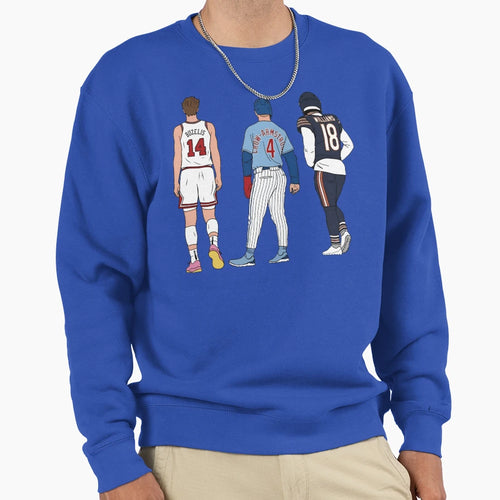 Chicago Big 3 Sweatshirt - Fun Novelty Design Unisex - T-Shirt, Sweatshirt, Hoodie