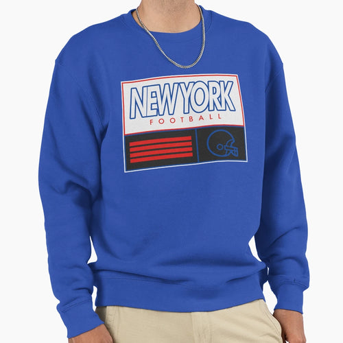 New York Football Sweatshirt - Casual Everyday Wear Men Women - T-Shirt, Sweatshirt, Hoodie