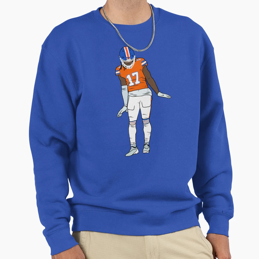 Jaylen Waddle Denver Dance Sweatshirt - Custom Art Print Men Women - T-Shirt, Sweatshirt, Hoodie