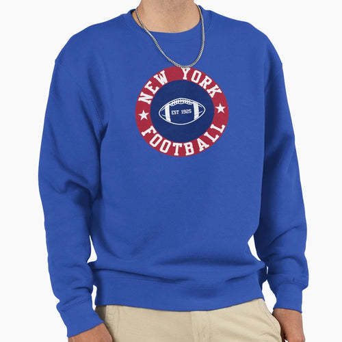 New York Football Sweatshirt - Graphic Print Men Women - T-Shirt, Sweatshirt, Hoodie