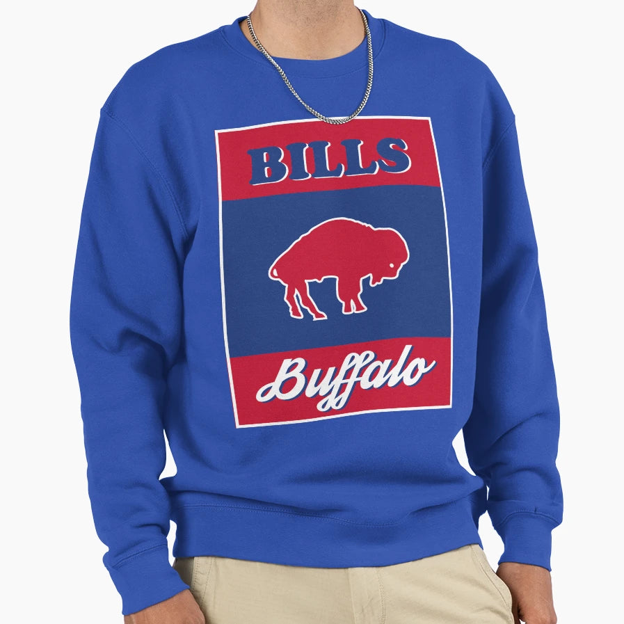 Buffalo Sweatshirt - Trendy Graphic for Adults - T-Shirt, Sweatshirt, Hoodie