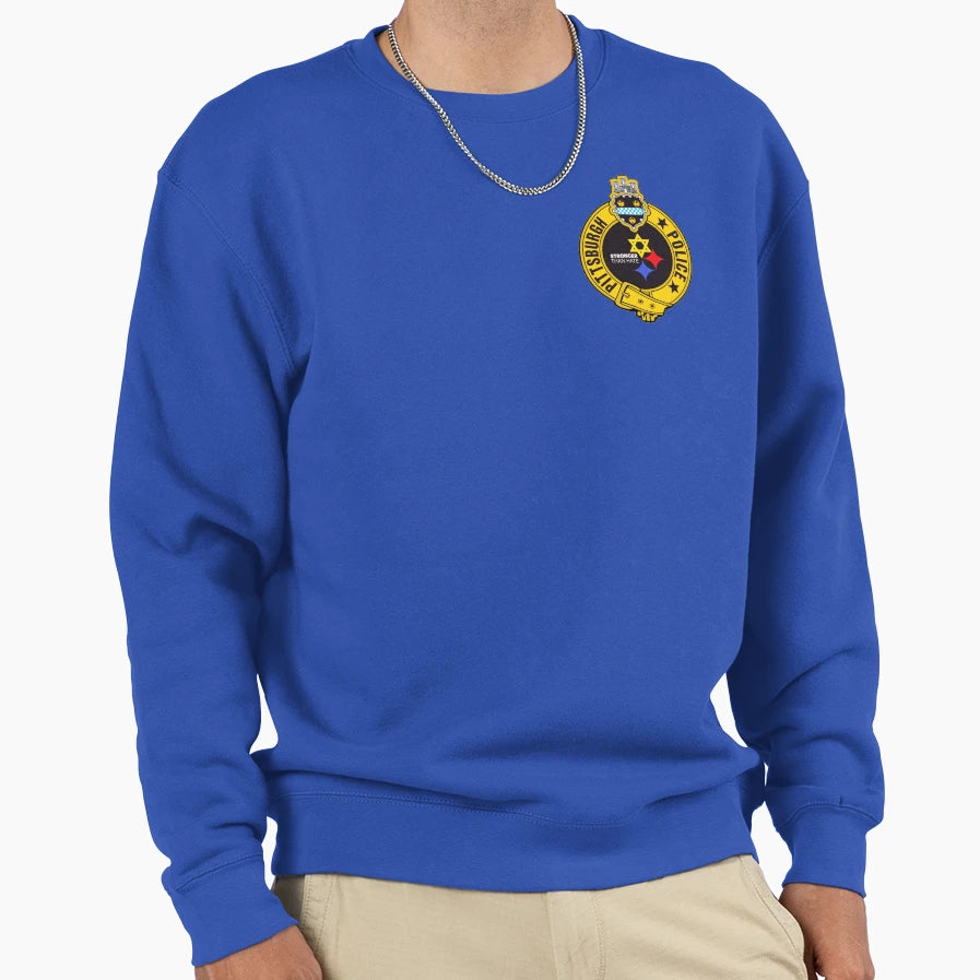 Pittsburgh Pennsylvania Police Anti Hate Sweatshirt - Graphic Print Unisex - T-Shirt, Sweatshirt, Hoodie