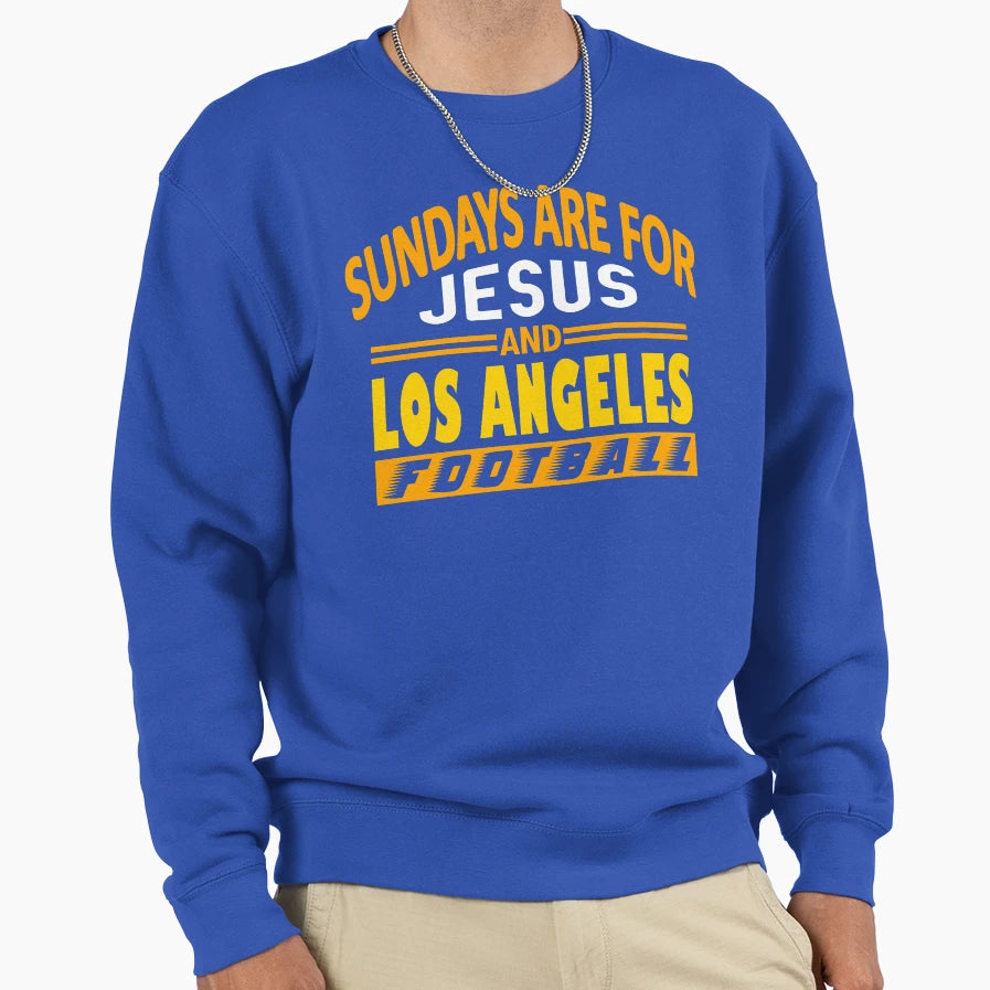 Funny Los Angeles Football Fan Sundays Sweatshirt - Unique Graphic Unisex - T-Shirt, Sweatshirt, Hoodie
