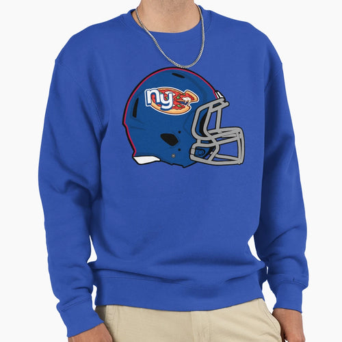 New York Pizza Modern Helmet Sweatshirt - Fun Novelty Design Men Women - T-Shirt, Sweatshirt, Hoodie