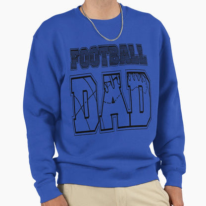 Football Dad Gift Sweatshirt - Unique Graphic for Adults - T-Shirt, Sweatshirt, Hoodie
