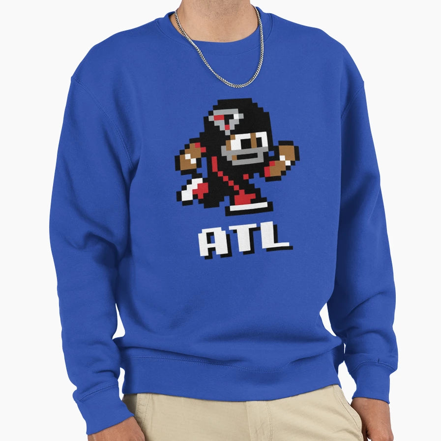 Atlanta Falcons Tecmo Super Bowl Sweatshirt - Casual Everyday Wear Unisex - T-Shirt, Sweatshirt, Hoodie