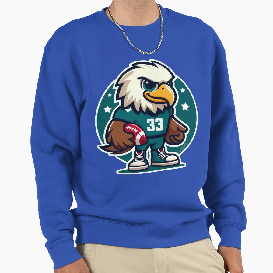 Usa Football Logo Sweatshirt - Novelty Apparel for Adults - T-Shirt, Sweatshirt, Hoodie