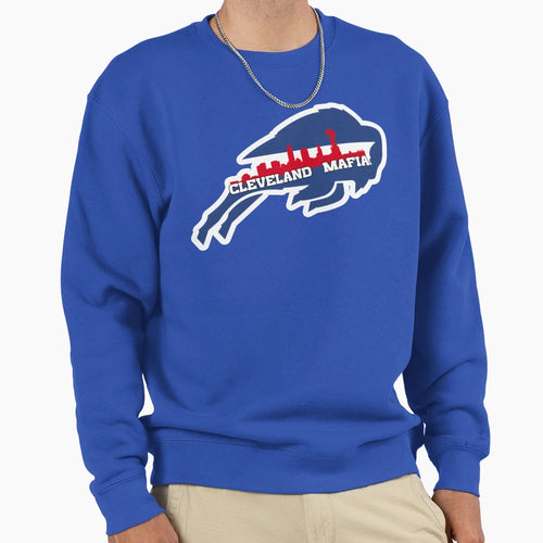 Cleveland Ohio Buffallo Backers Sweatshirt - Minimalist Print Men Women - T-Shirt, Sweatshirt, Hoodie
