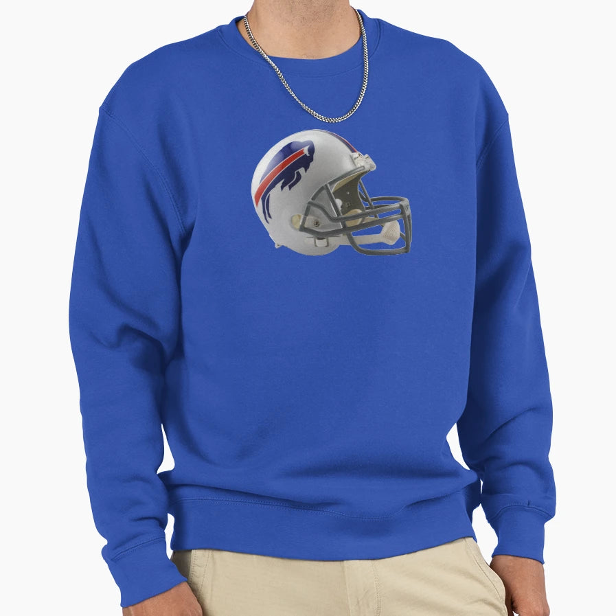 Helmet Bills Icon Sweatshirt - Fun Novelty Design for Adults - T-Shirt, Sweatshirt, Hoodie