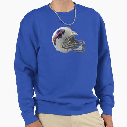 Helmet Bills Icon Sweatshirt - Fun Novelty Design for Adults - T-Shirt, Sweatshirt, Hoodie