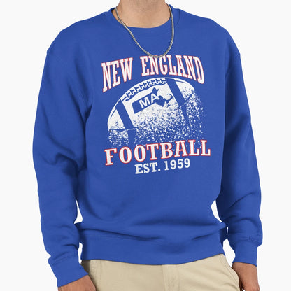 New England Football Sweatshirt - Graphic Print Unisex - T-Shirt, Sweatshirt, Hoodie