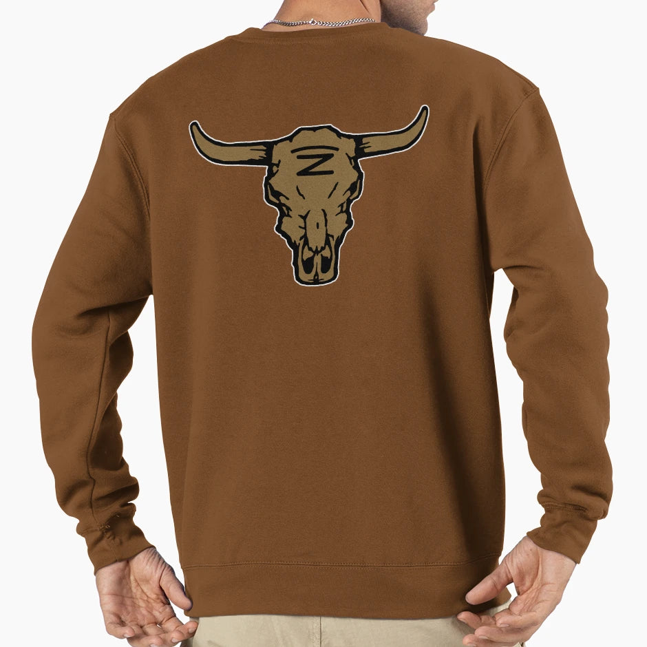 Cattle Brand Bull Sweatshirt - Casual Everyday Wear Men Women - T-Shirt, Sweatshirt, Hoodie