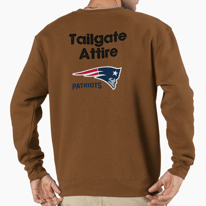 Tailgate Gear Patriots Fans Sweatshirt - Unique Graphic Unisex - T-Shirt, Sweatshirt, Hoodie