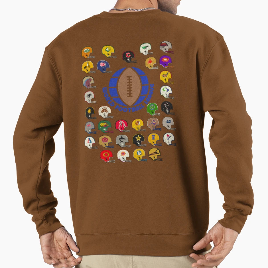 World Football League Defunct Team Sweatshirt - Novelty Apparel Men Women - T-Shirt, Sweatshirt, Hoodie