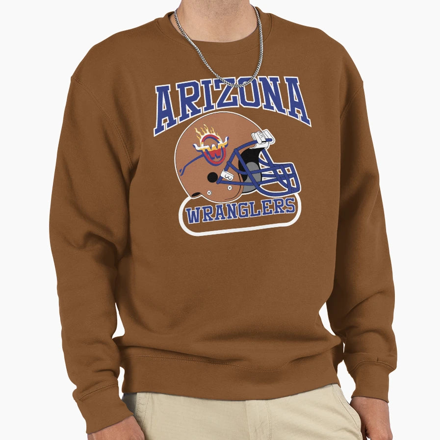 Arizona Wranglers Helmet Sweatshirt - Custom Art Print Men Women - T-Shirt, Sweatshirt, Hoodie