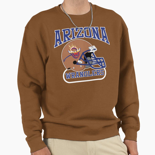 Arizona Wranglers Helmet Sweatshirt - Custom Art Print Men Women - T-Shirt, Sweatshirt, Hoodie