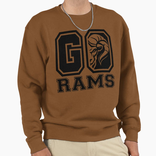 Go Rams Sweatshirt - Unique Graphic Men Women - T-Shirt, Sweatshirt, Hoodie