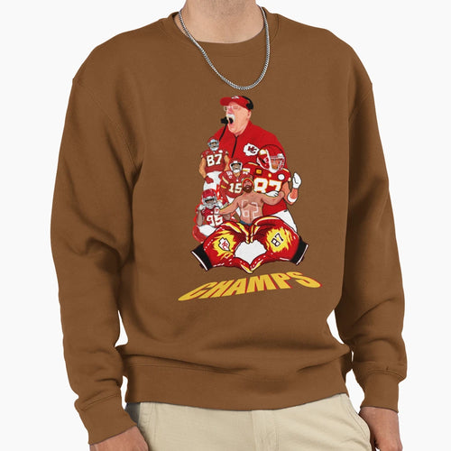 Kansas City Chiefs Sweatshirt - Custom Art Print Unisex - T-Shirt, Sweatshirt, Hoodie