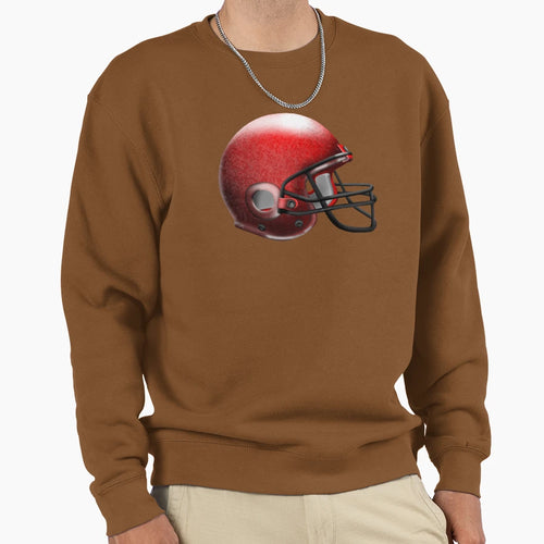 Football Helmet Sweatshirt - Aesthetic Graphic Men Women - T-Shirt, Sweatshirt, Hoodie