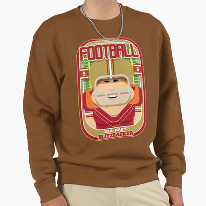 American Football Red And Gold Hail Mary Sweatshirt - Graphic Print Unisex - T-Shirt, Sweatshirt, Hoodie