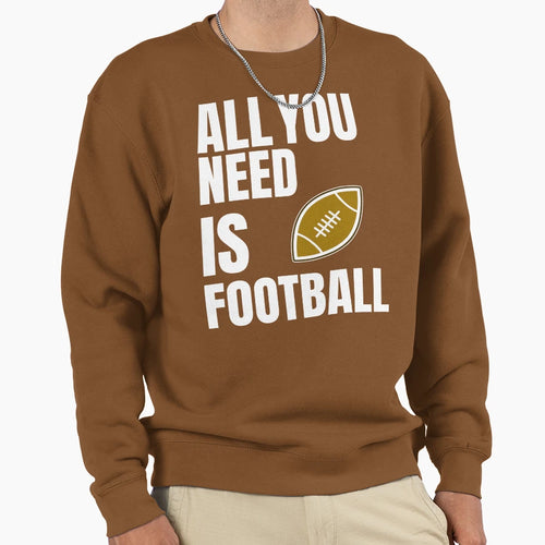 Football Lover Sweatshirt - Minimalist Print Men Women - T-Shirt, Sweatshirt, Hoodie