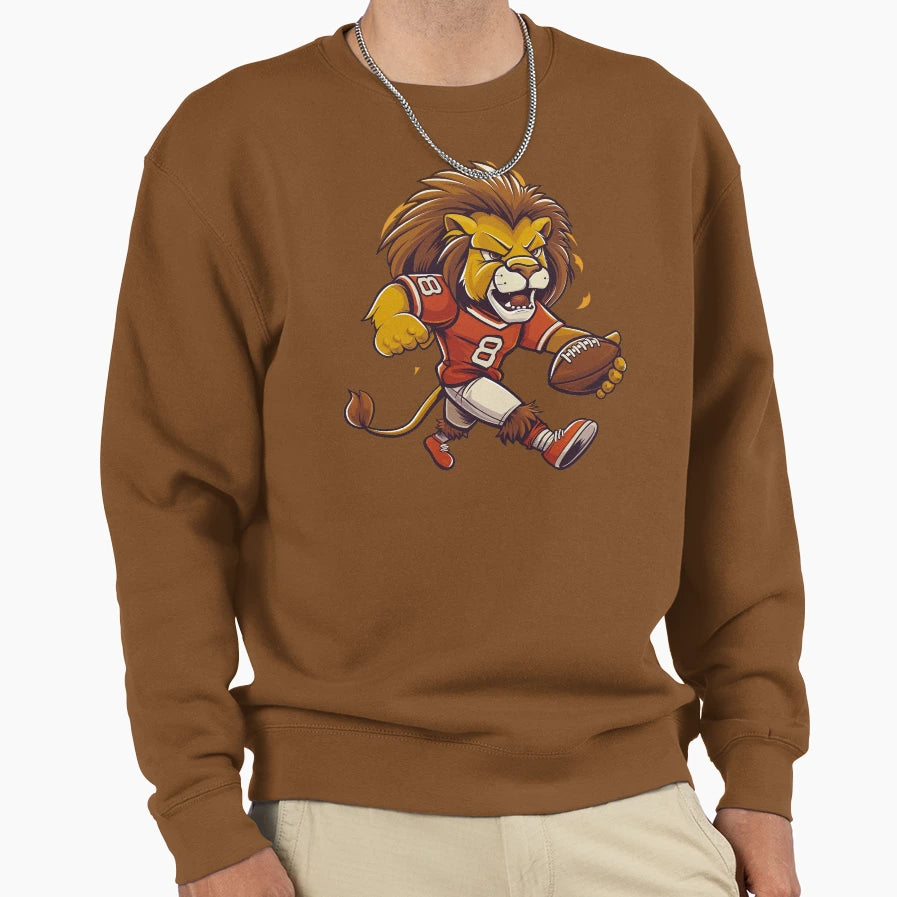 Lions Football Sweatshirt - Unique Graphic Unisex - T-Shirt, Sweatshirt, Hoodie
