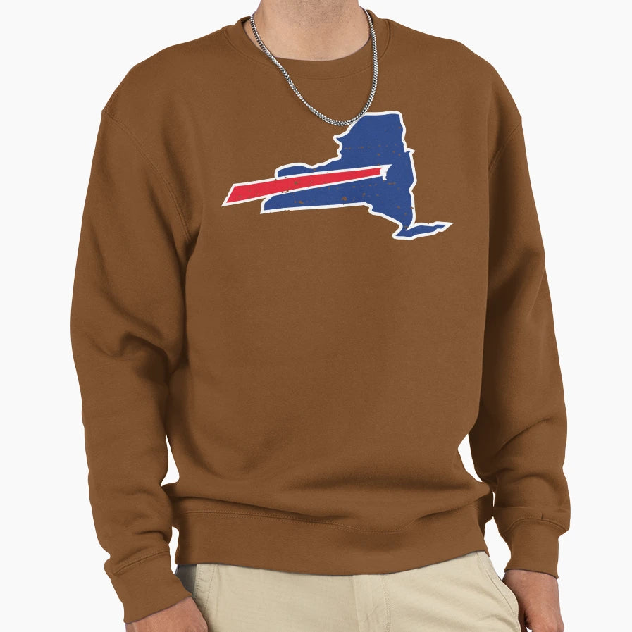 Buffalo New York Sweatshirt - Minimalist Print for Adults - T-Shirt, Sweatshirt, Hoodie